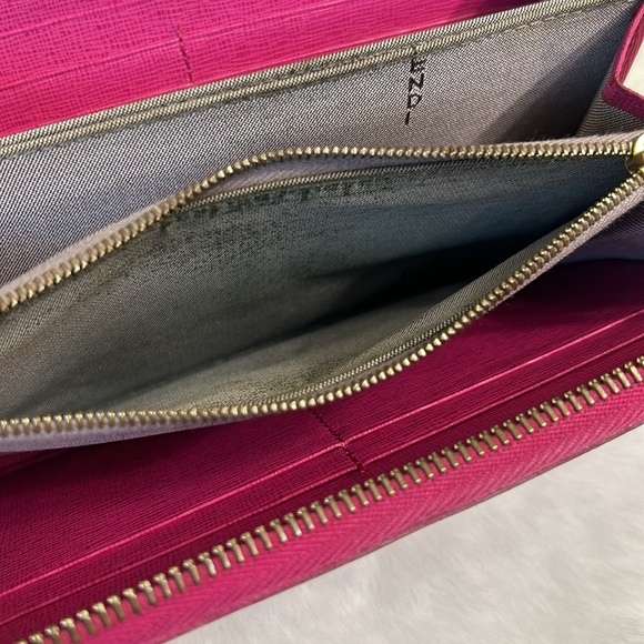 Fendi Pink Leather Crayons long zippy wallet - Picture 17 of 17